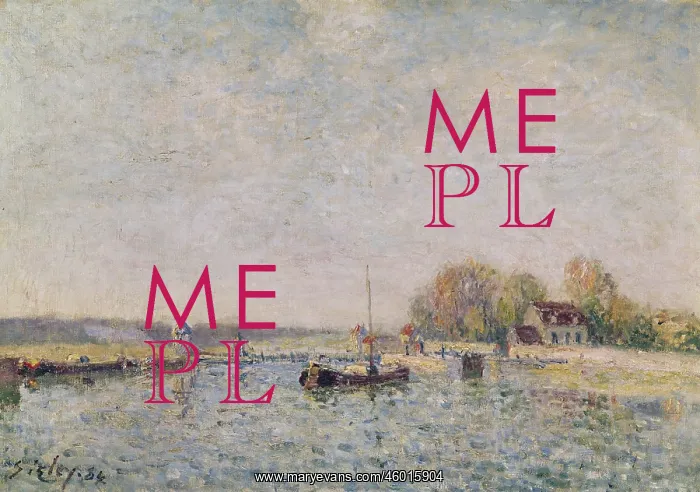 : Canal, by Alfred Sisley : Canal, by Alfred Sisley
