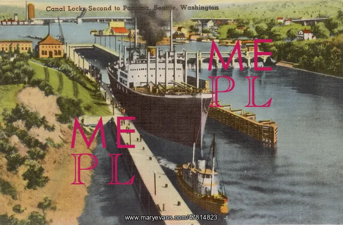 : Canal Locks, Seattle, Washington State, USA : Canal Locks, Seattle, Washington State, USA