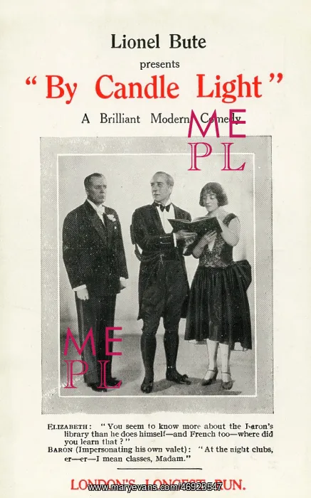 : By Candle Light, a comedy, Hippodrome, Margate : By Candle Light, a comedy, Hippodrome, Margate