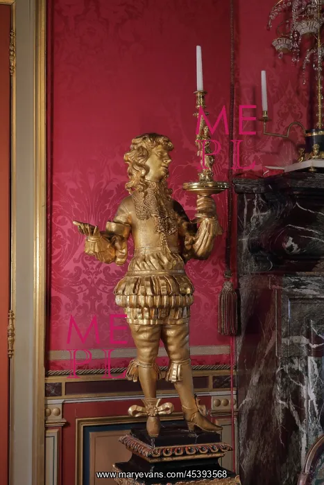 : Candlestick, Salon du Roi, Chateau de Maintenon : Candlestick, Salon du Roi, Chateau de Maintenon