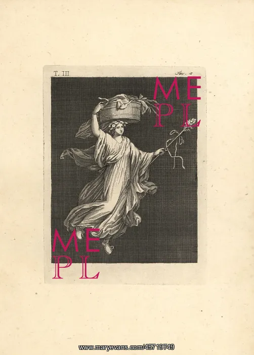 : Canephorae virgin in a rite of Bacchus : Canephorae virgin in a rite of Bacchus