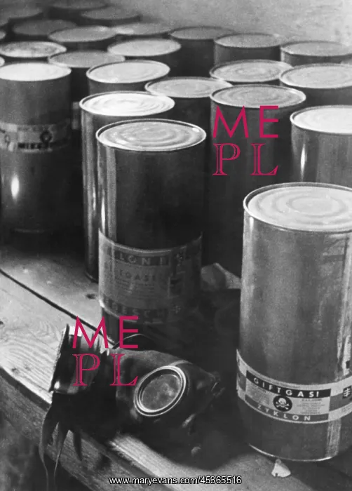 : Canisters of Zyklon pellets used in gas chambers : Canisters of Zyklon pellets used in gas chambers