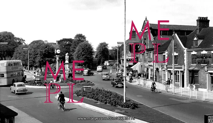 : Cannock, Town Centre c1955