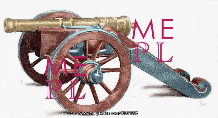 : Cannon. Engraving