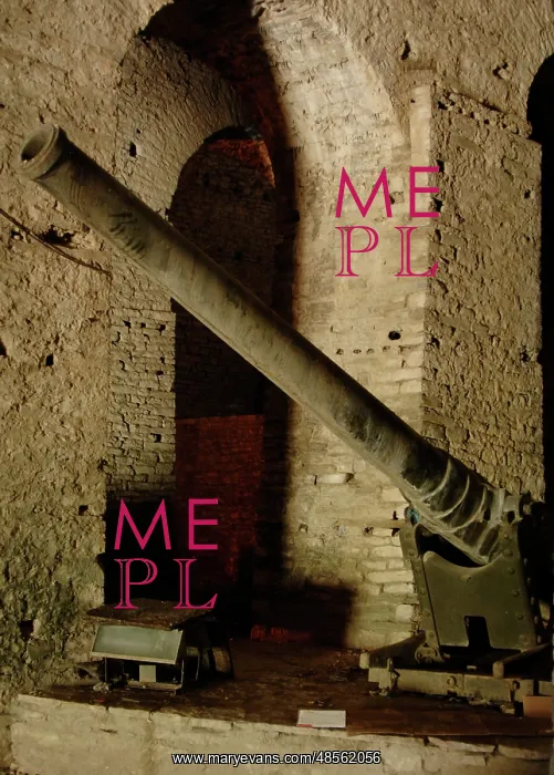  : Cannon. Military Museum of the Citadel. Gjirokaster. Republi