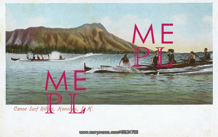  : Canoe Surfing in Honolulu, Hawaii