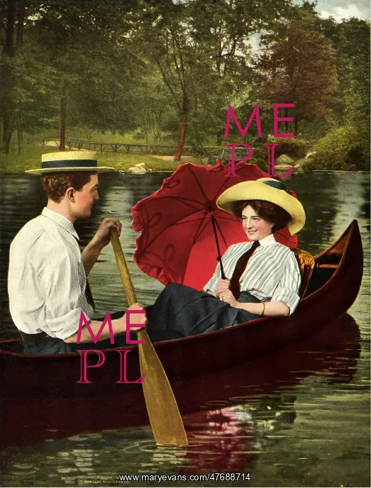 : Canoeing Couple : Canoeing Couple
