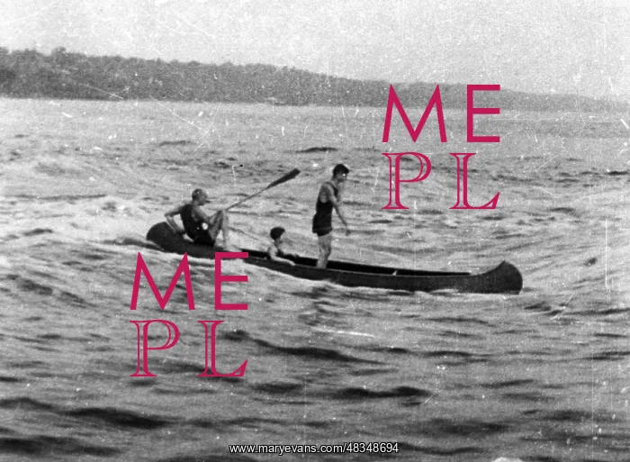 : Canoeing on the Isar, 1926 : Canoeing on the Isar, 1926