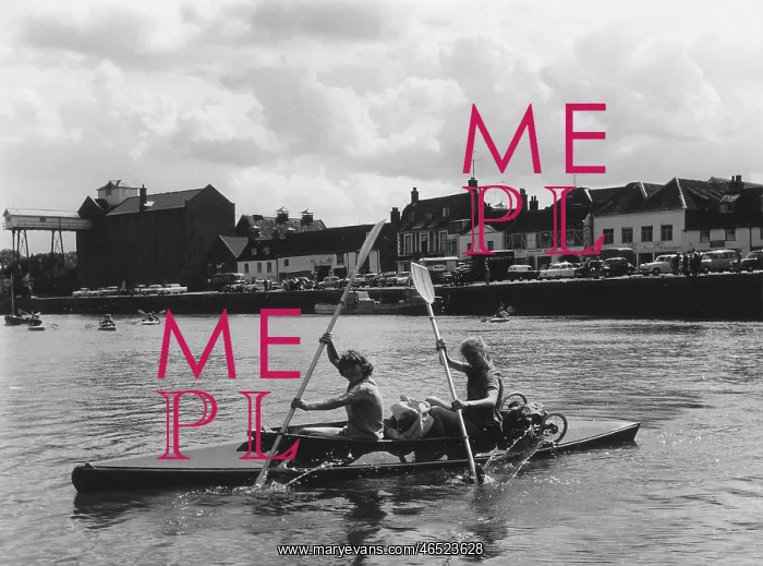  : CANOEING AT WELLS C1960S