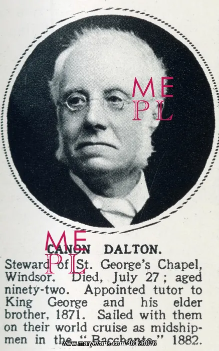 : Canon John Neale Dalton : Canon John Neale Dalton