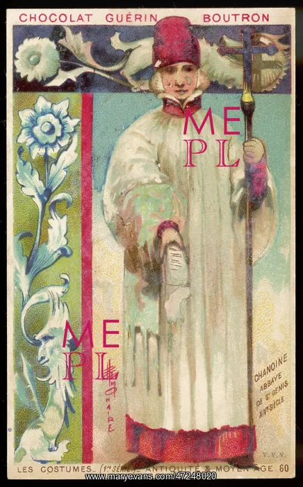 : CANON / ST DENIS / 14TH C : CANON / ST DENIS / 14TH C