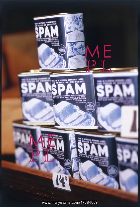 : CANS OF SPAM 1940S : CANS OF SPAM 1940S