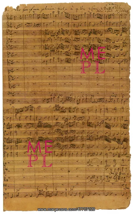  : Cantata 112 Manuscript