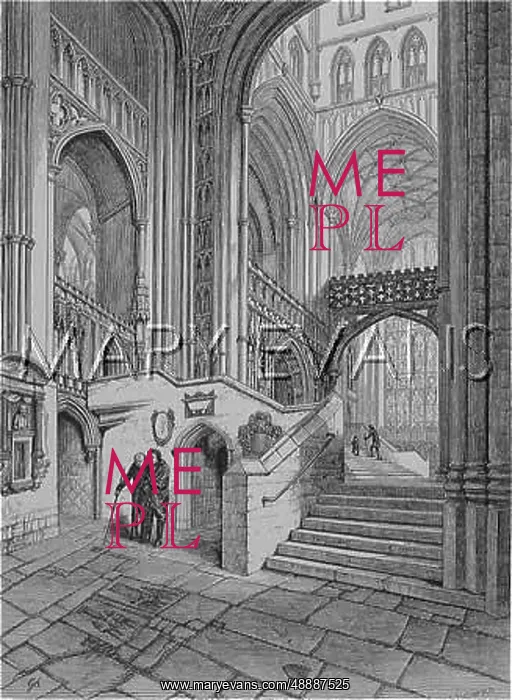 : CANTERBURY CATHEDRAL / 19C : CANTERBURY CATHEDRAL / 19C