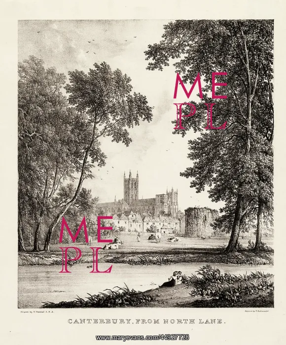: Canterbury, from the North Lane : Canterbury, from the North Lane