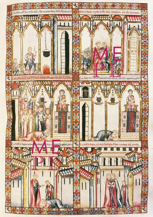 : Canticles of Holy Mary. Codice of El Escorial. Written in Ga : Canticles of Holy Mary. Codice of El Escorial. Written in Ga