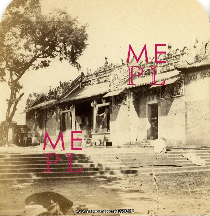 : Canton. Joss House, Perspective View : Canton. Joss House, Perspective View