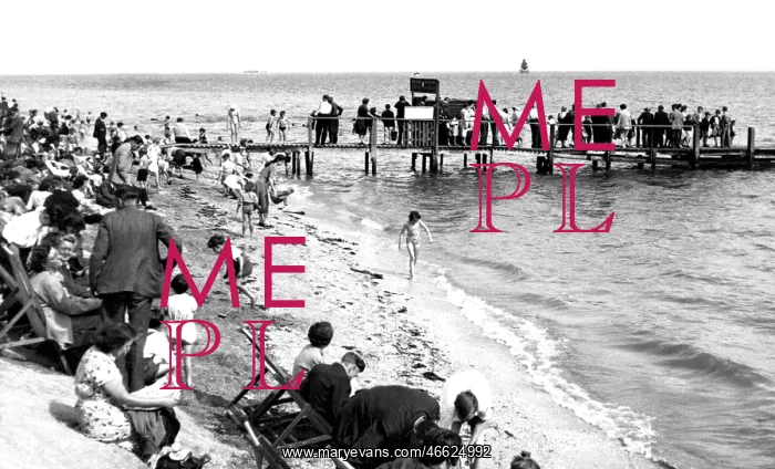  : Canvey Island, the Beach c1955