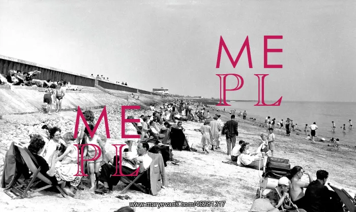  : Canvey Island, the Beach c1960
