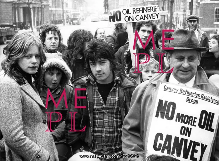 : Canvey Island protest : Canvey Island protest