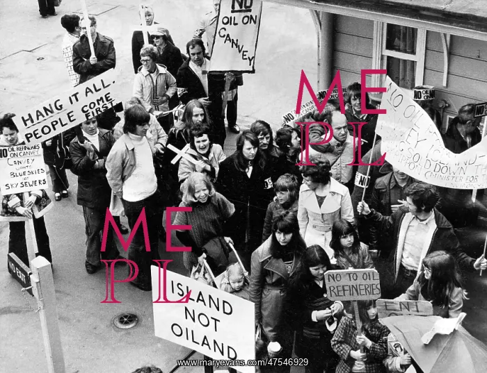 : Canvey Island protest : Canvey Island protest