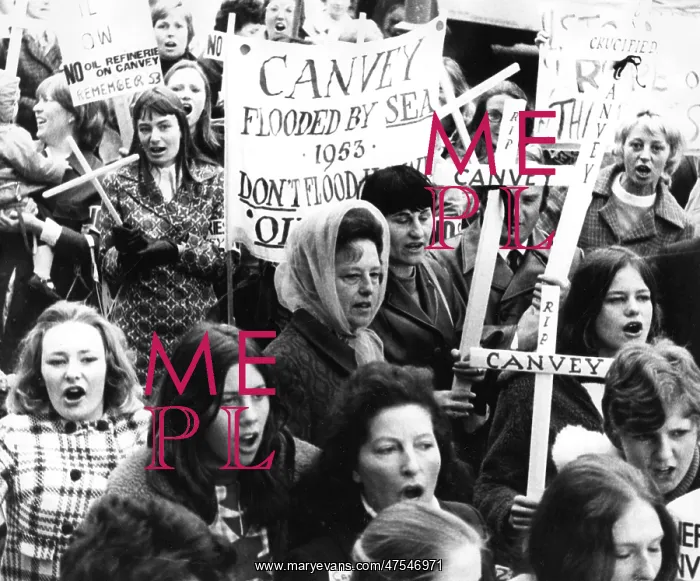 : Canvey Island protest : Canvey Island protest