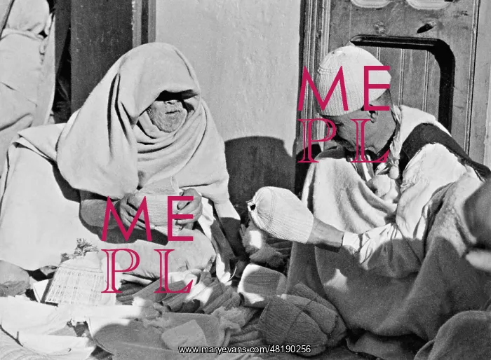 : Cap-maker in Tangier, 1938 : Cap-maker in Tangier, 1938