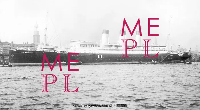 : The Cap Polonio at the jetties, 1921 : The Cap Polonio at the jetties, 1921