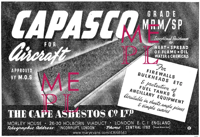 : Cape Asbestos Capasco Heat Insulators, Gaskets & Flanges : Cape Asbestos Capasco Heat Insulators, Gaskets & Flanges