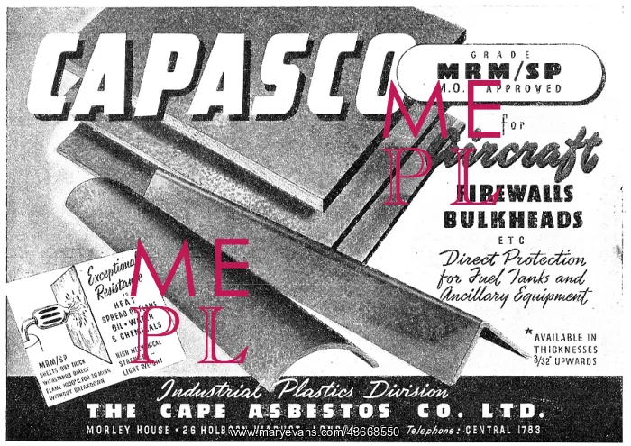 : Cape Asbestos Capasco Heat Insulators, Gaskets & Flanges : Cape Asbestos Capasco Heat Insulators, Gaskets & Flanges