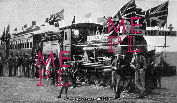 : Cape to Ciaro railway, the first engine to reach Salisbury : Cape to Ciaro railway, the first engine to reach Salisbury