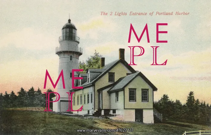 : Cape Elizabeth East Lighthouse, Portland, Maine, USA : Cape Elizabeth East Lighthouse, Portland, Maine, USA