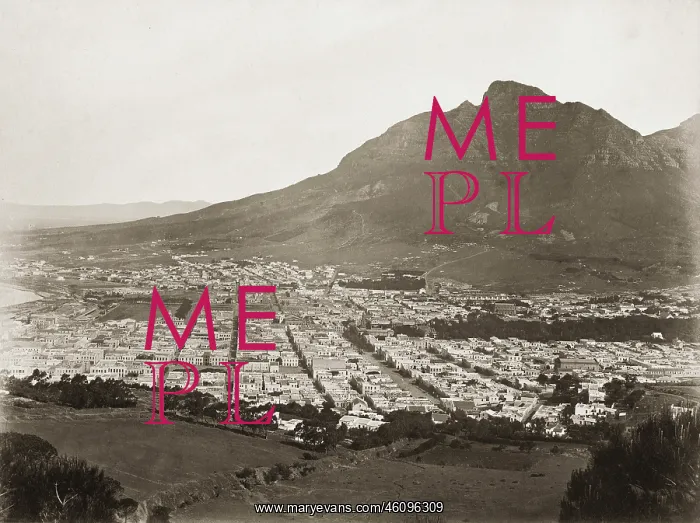 : Cape Town. South Africa. Photograph. About 1885 : Cape Town. South Africa. Photograph. About 1885