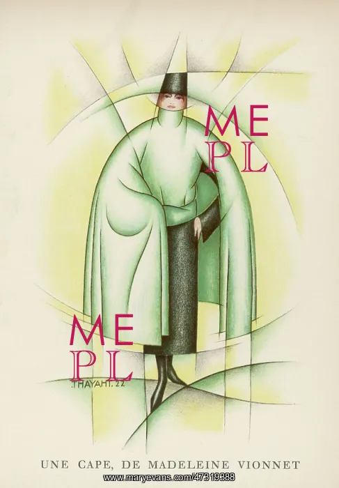 : CAPE BY VIONNET 1922 : CAPE BY VIONNET 1922