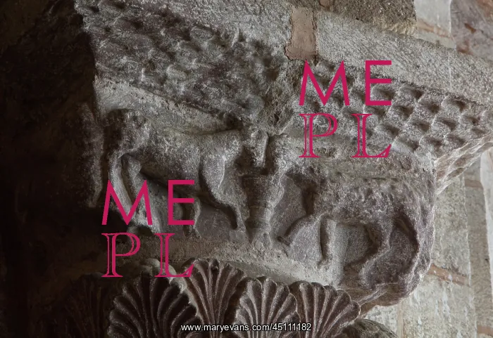  : Capital, apse, Abbatiale Sainte-Foy, Conques