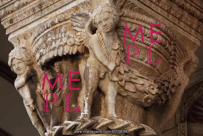 : Capital, Rector's Palace, Old Town, Dubrovnik, Croatia : Capital, Rector's Palace, Old Town, Dubrovnik, Croatia