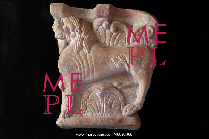: Capital from Serrabone Priory, Languedoc-Roussillon, France : Capital from Serrabone Priory, Languedoc-Roussillon, France