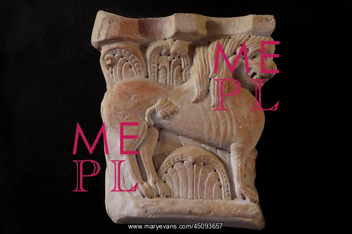 : Capital from Serrabone Priory, Languedoc-Roussillon, France : Capital from Serrabone Priory, Languedoc-Roussillon, France
