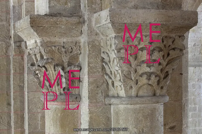 : Capitals, Abbatiale Sainte-Foy, Conques, Midi-Pyrenees : Capitals, Abbatiale Sainte-Foy, Conques, Midi-Pyrenees