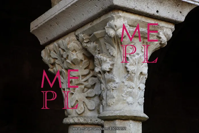 : Capitals from Cloister of Fontfroide Abbey : Capitals from Cloister of Fontfroide Abbey