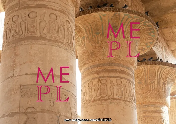 : Capitals, Hypostyle hall, Ramesseum, Theban Necropolis : Capitals, Hypostyle hall, Ramesseum, Theban Necropolis