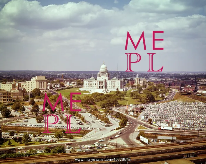 : Capitol Building and Skyline View of Providence : Capitol Building and Skyline View of Providence