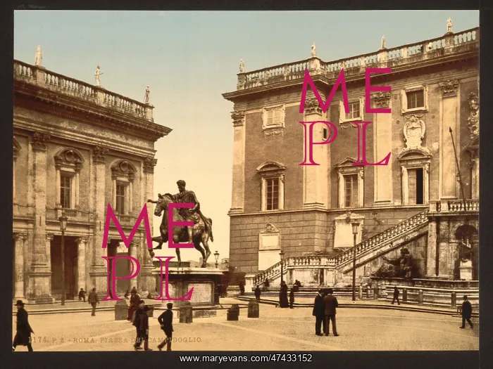 : The Capitoline, the piazza, Rome, Italy : The Capitoline, the piazza, Rome, Italy