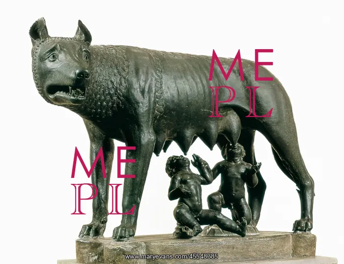 : Capitoline Wolf. 5th c. BC. Etruscan art. Sculpture : Capitoline Wolf. 5th c. BC. Etruscan art. Sculpture