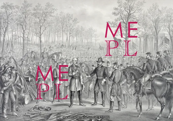 : Capitulation & surrender of Robt. E. Lee & his army at Appom : Capitulation & surrender of Robt. E. Lee & his army at Appom