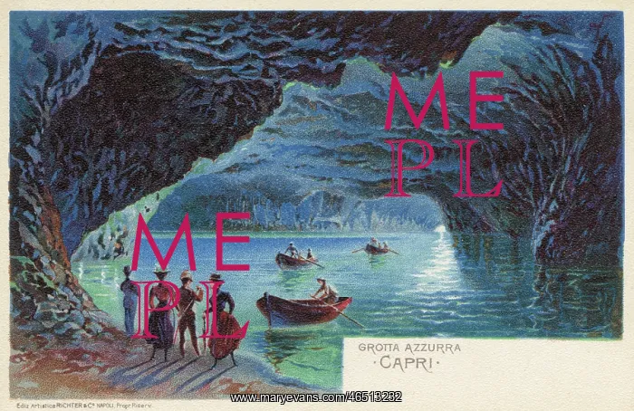 : Capri, Italy - The Azure Grotto : Capri, Italy - The Azure Grotto