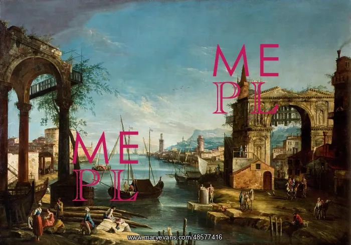 : Capricci with Classical Ruins and a Harbour : Capricci with Classical Ruins and a Harbour