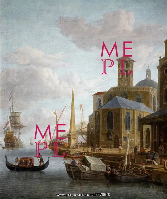 : Capriccio of a Mediterranean Harbour Scene : Capriccio of a Mediterranean Harbour Scene