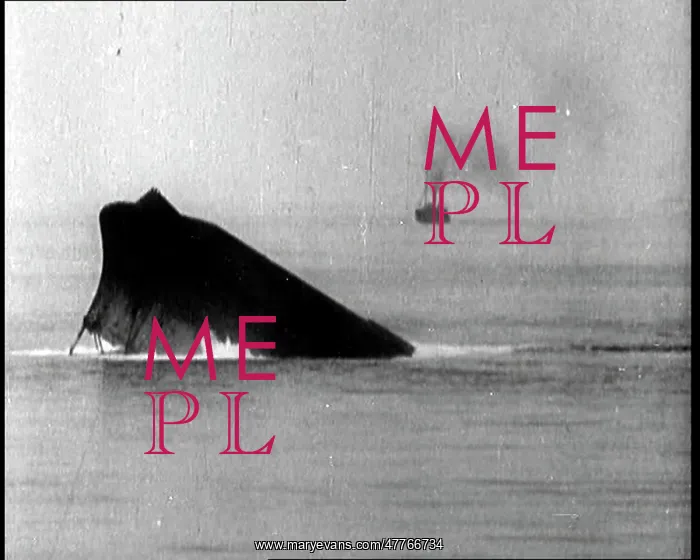: A Capsized Ship Sinking Into the Sea : A Capsized Ship Sinking Into the Sea