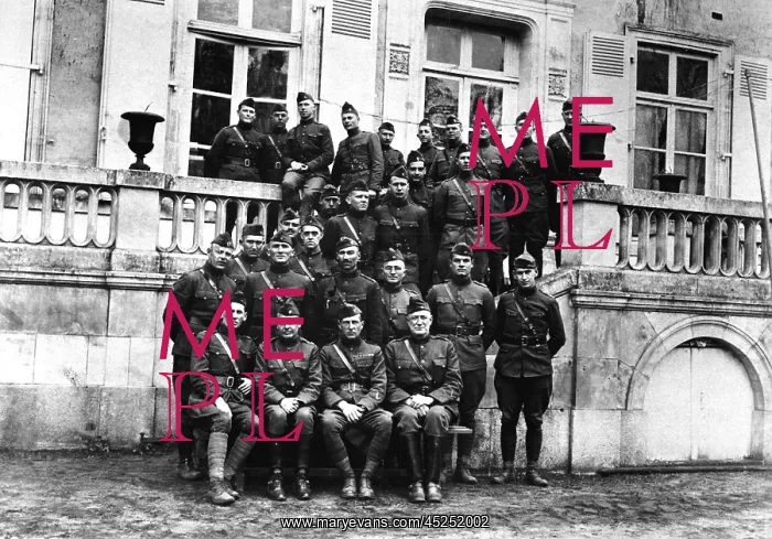 : Capt. Harry Truman (second row, third from right) : Capt. Harry Truman (second row, third from right)